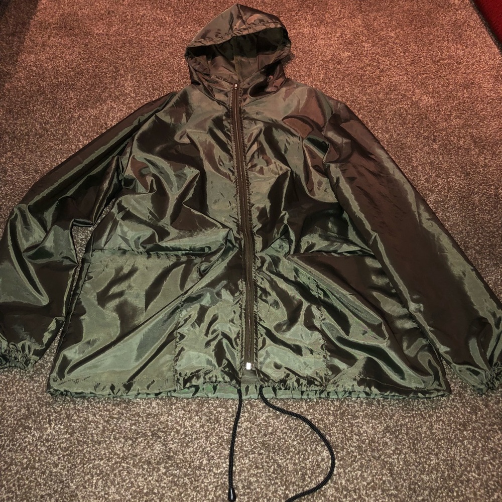 Boohoo BRAND NEW Men’s XL Windbreaker Green